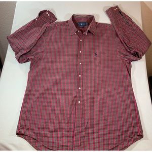 Ralph Lauren mens polo Yarmouth long sleeve shirt 17 1/3 36/37